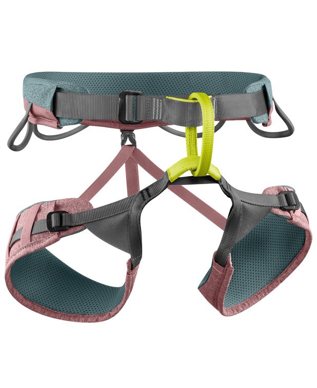 Edelrid Kletterhelm Zodiac Snow + Klettergurt Jayne Rose