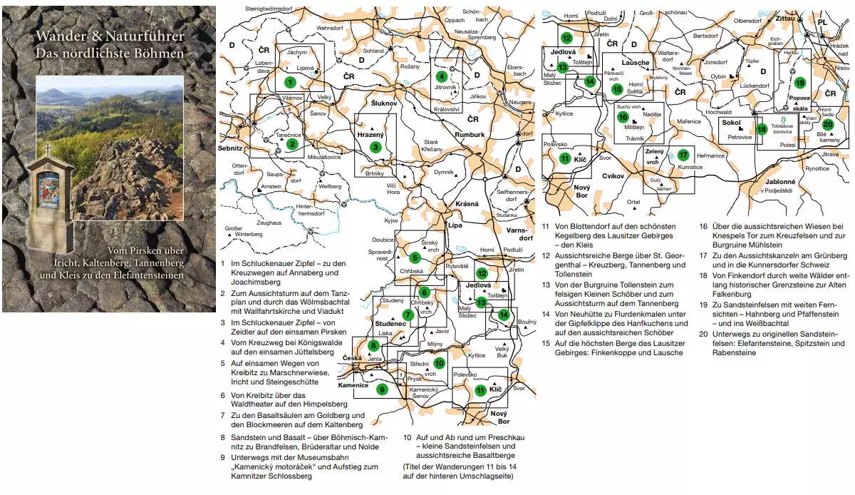 Wanderführer „Das nördlichste Böhmen“