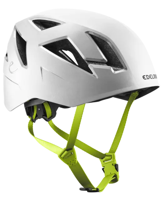 Edelrid Kletterhelm Zodiac Snow + Klettergurt Jayne Rose