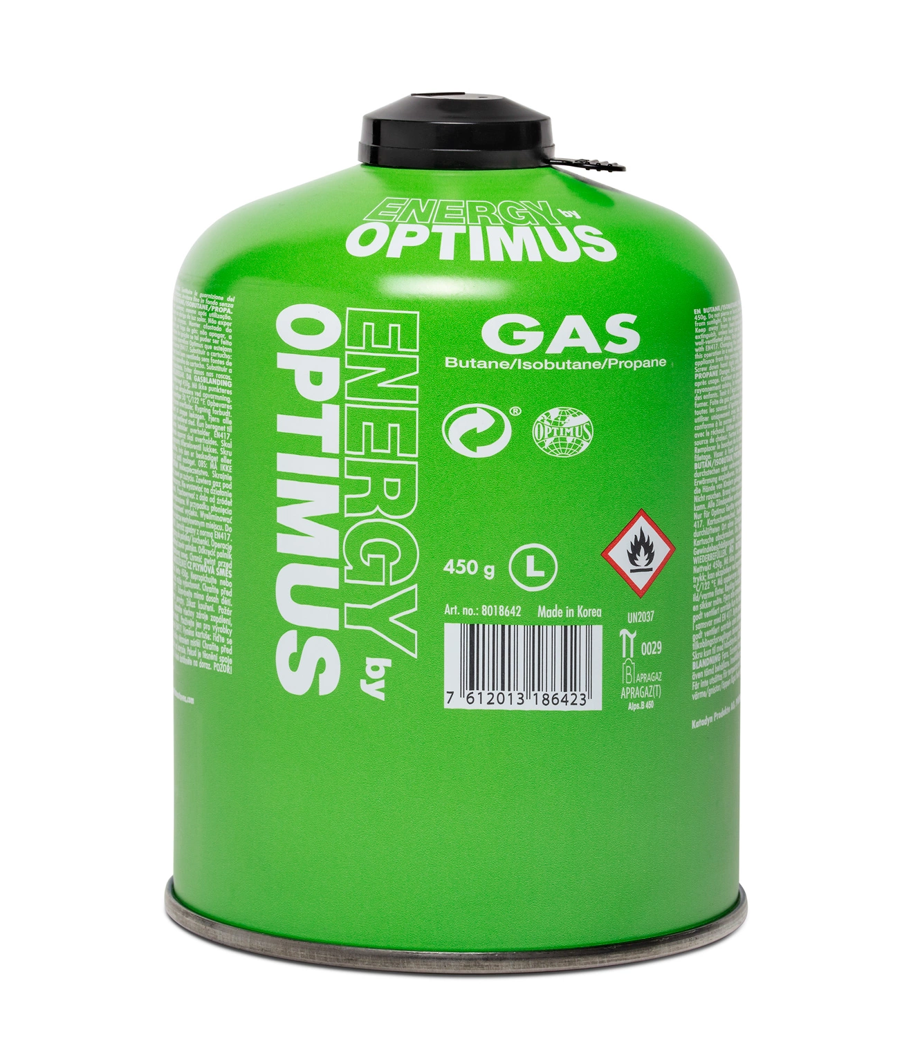 Optimus Gaskartuschen - Butan, Isobutan, Propan