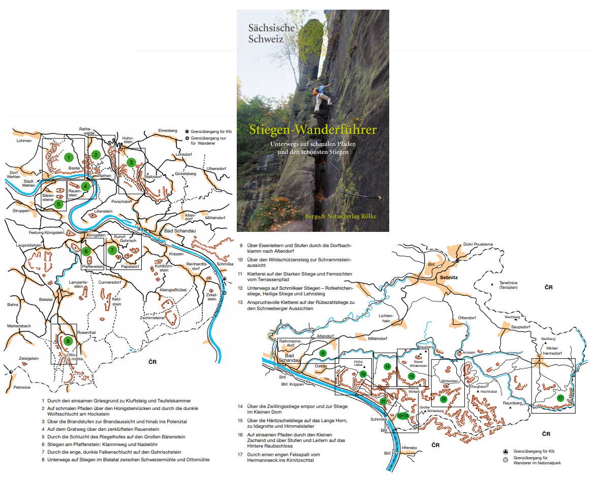 Stiegen-Wanderführer Sächsische Schweiz