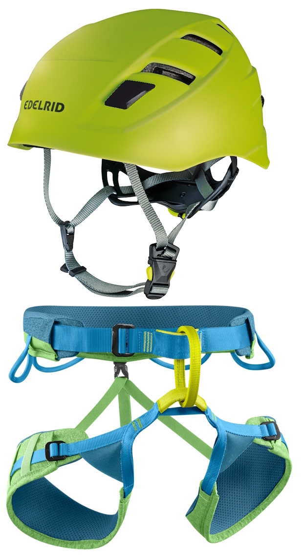 Edelrid Kletterhelm Zodiac + Klettergurt Jay - Auslaufmodell