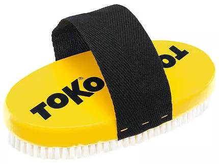 Toko Base Brush oval Nylon with strap - Belagsbürste