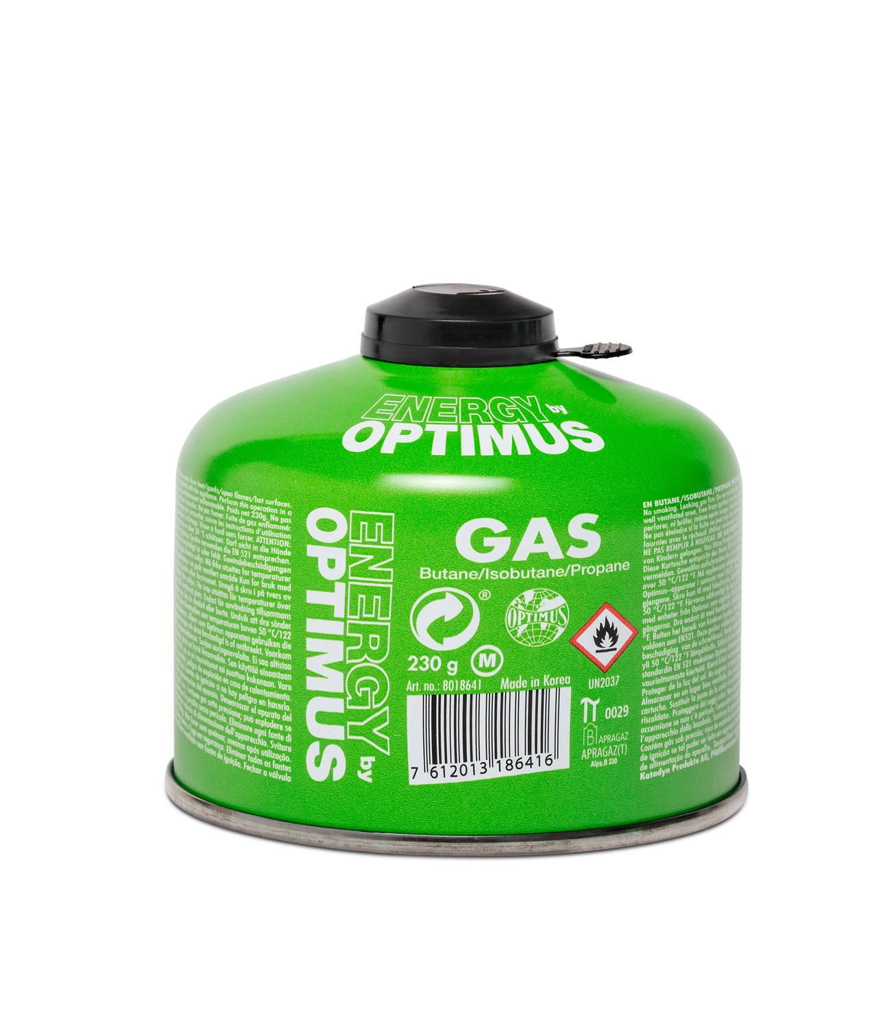 Optimus Gaskartuschen 230g - Butan, Isobutan, Propan