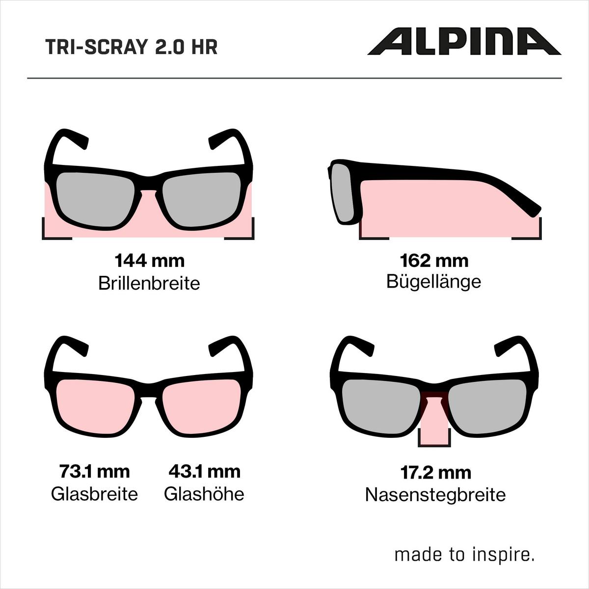 Alpina TRI-SCRAY 2.0 HR, Sportbrille