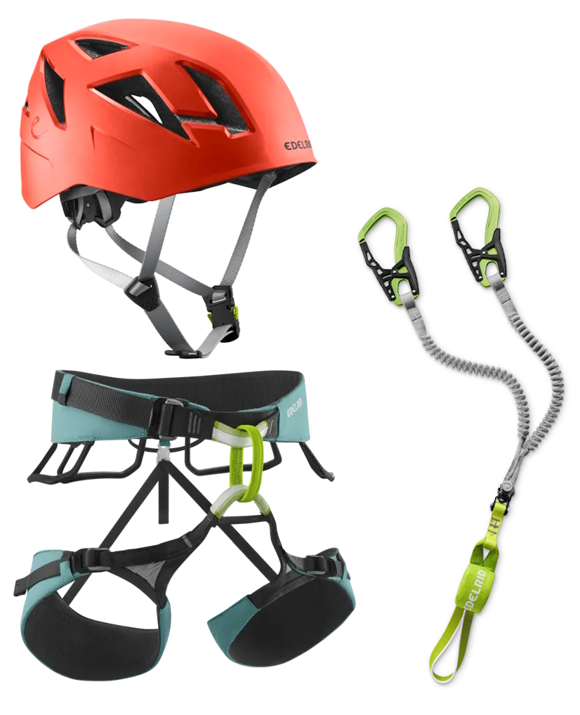 Edelrid Klettersteigset Cable Comfort 6.0 + Gurt Sendero + Helm Zodiac Edelrid Klettersteigset Cable Comfort 6.0 + Gurt Sendero + Helm Zodiac