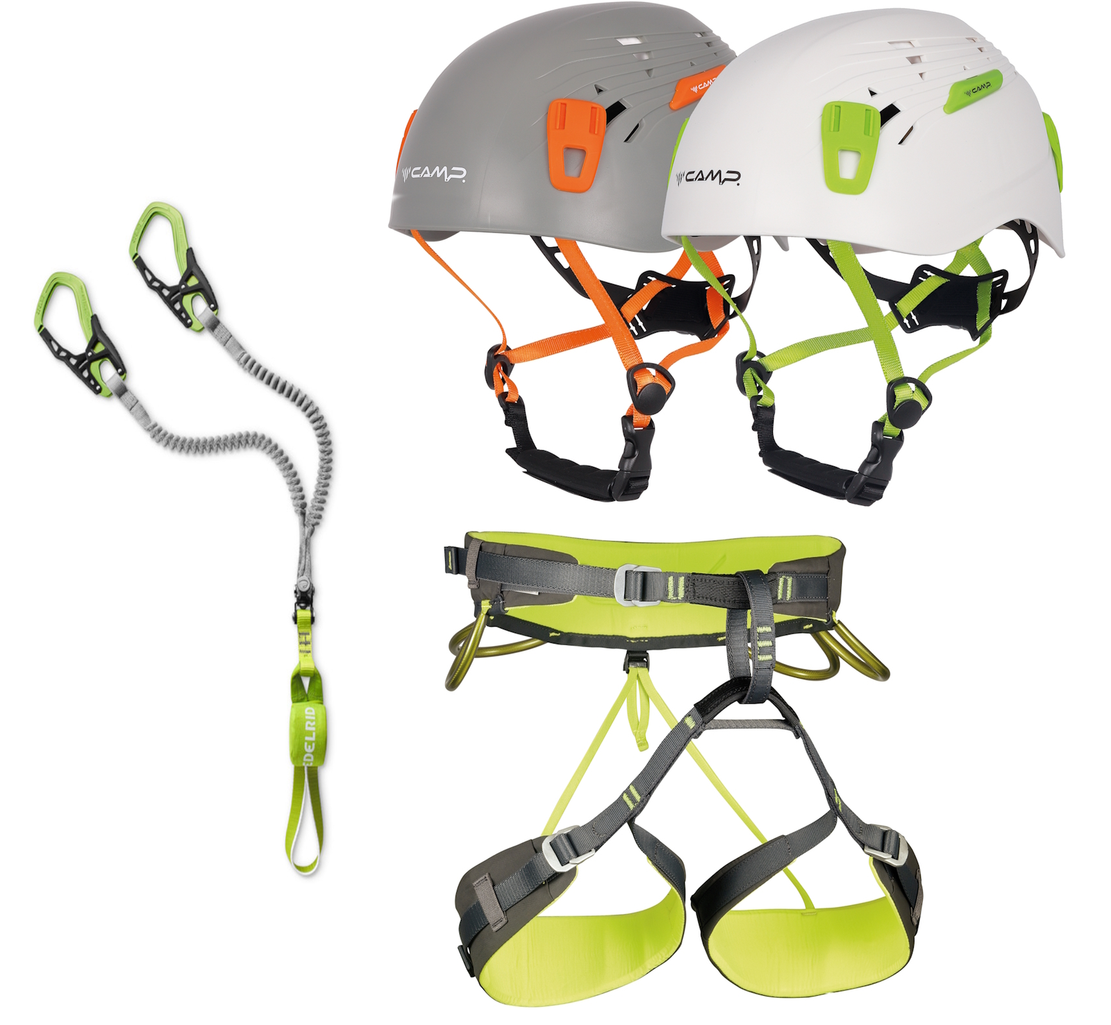 Klettersteigset Edelrid Cable Comfort 6.0 + Gurt Camp Energy + Helm Titan