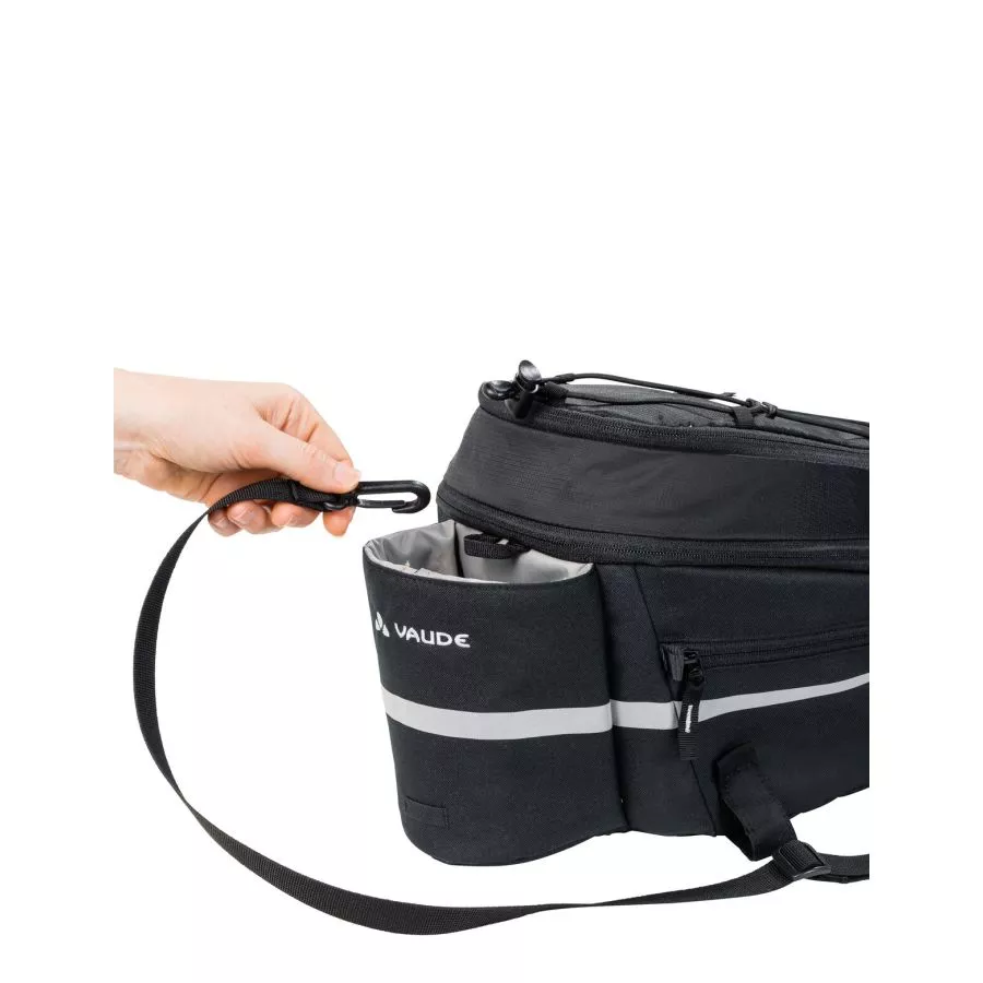 vaude Silkroad L - Gepäckträgertasche 9+2 liter | Farbe schwarz