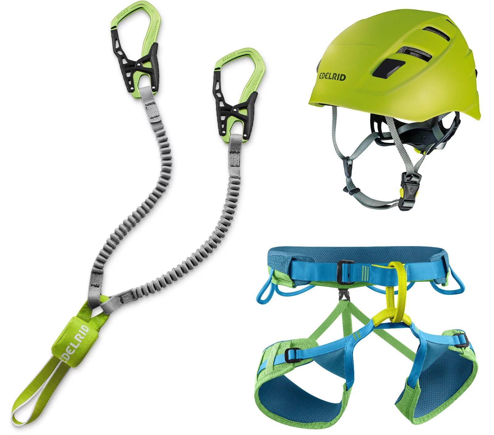 Edelrid Klettersteigset Cable Kit 6.0 + Gurt + Helm Zodiac