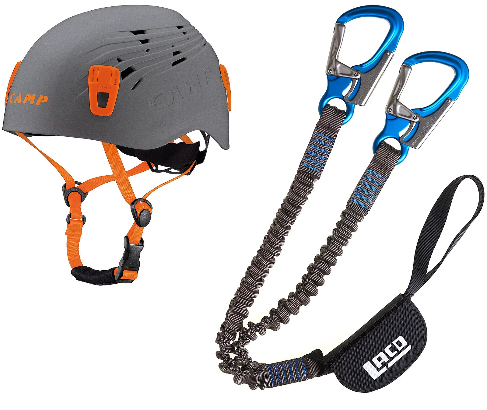 Klettersteigset LACD Pro Evo + Klettersteig-Helm Camp Titan